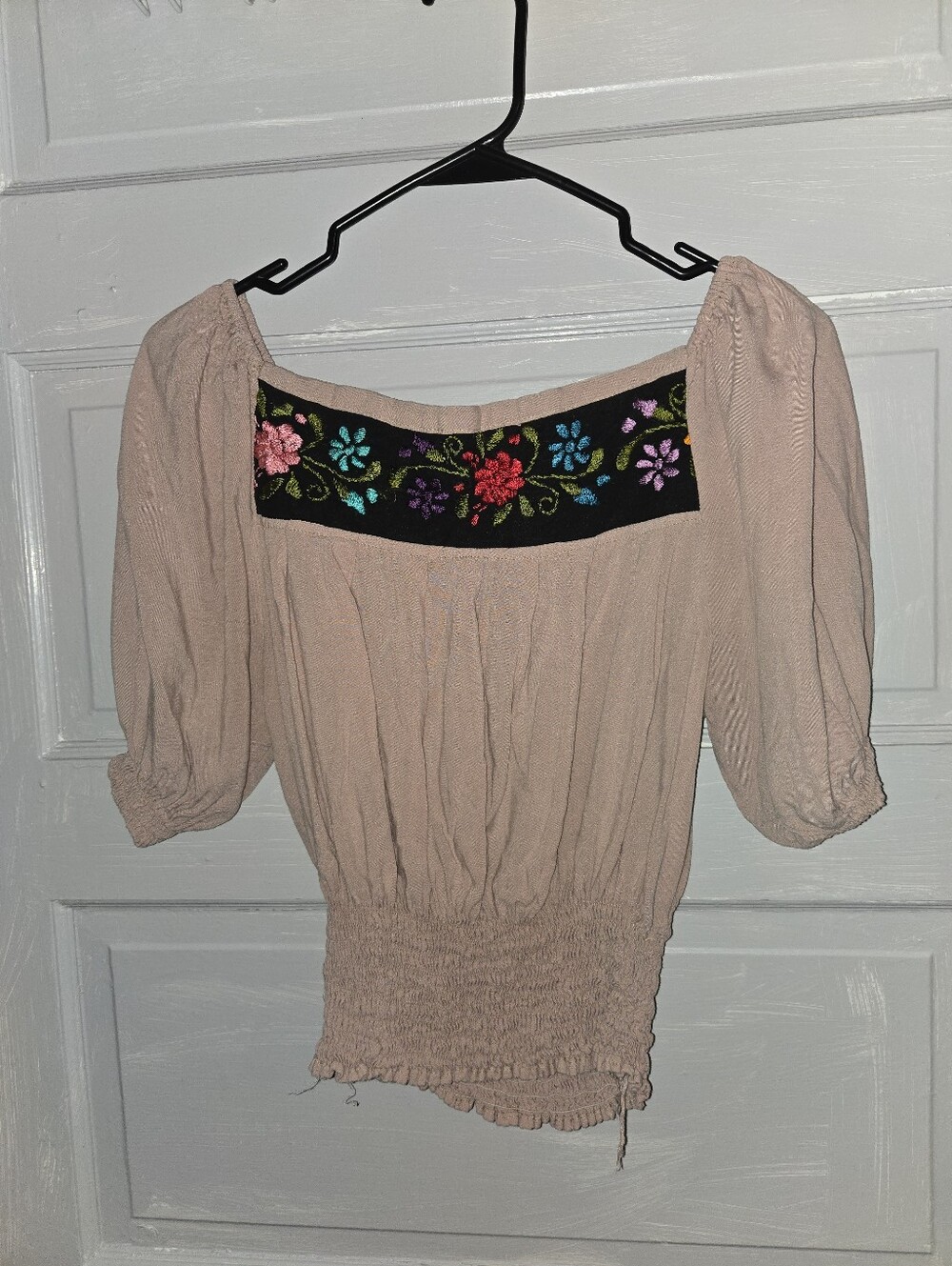 Embroidered Off-Shoulder Top - Ropa Mexicana